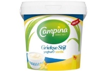 campina yoghurt griekse stijl vanille