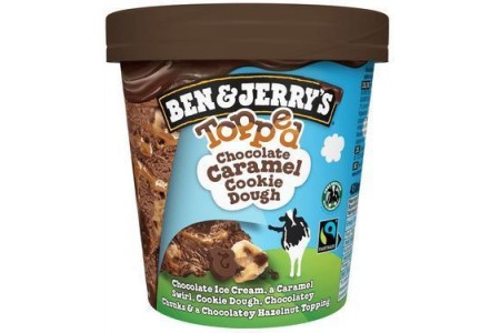 ben en jerry s topped chocolate cookie dough