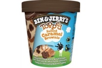 ben en jerry s topped salted caramel brownie