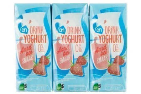 ah drinkyoghurt aardbei 6 pack