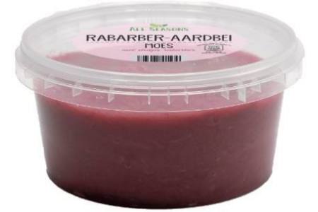 rabarber aardbeimoes