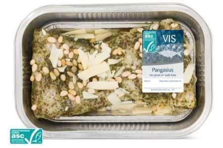 pangasiusfilet met pesto