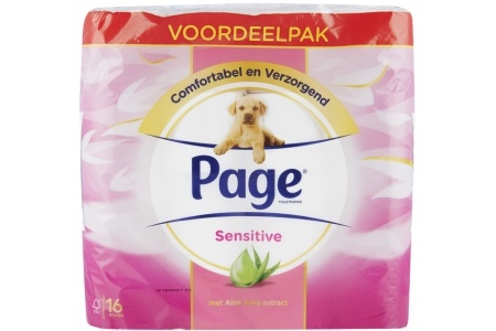 page toiletpapier sensitive