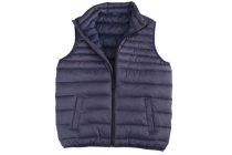 gewatteerde bodywarmer blauw