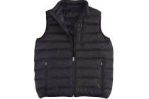 gewatteerde bodywarmer zwart