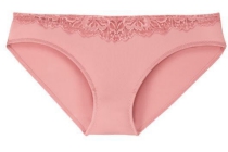 slips met kant roze