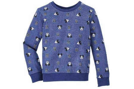 disney sweatshirt blauw