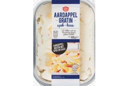 aardappel gratin met spek en kaas