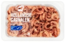 ah hollandse garnalen gekookt en gepeld 100 gram