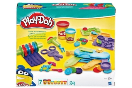 play doh klei speelset toolin around play set