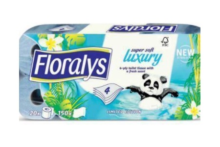 floralys toiletpapier 4 laags