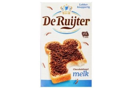 de ruijter chocoladehagel melk