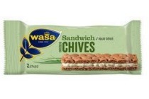 wasa sandwich creem cheese en chives