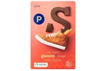 g woon chocoladeletter