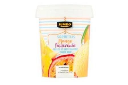 ellen wjumbo sorbetijs mango passievrucht 500ml