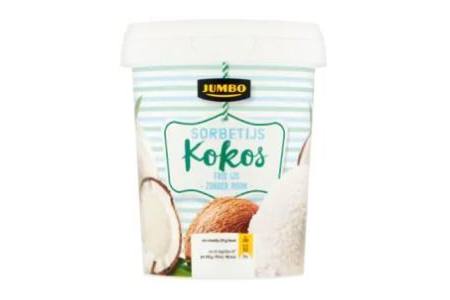 jumbo sorbetijs kokos