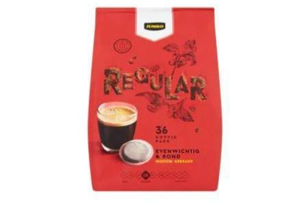 jumbo regular koffiepads 36 st