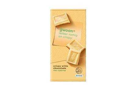 g woon chocoladetablet wit