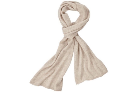 dames kasjmieren sjaal beige