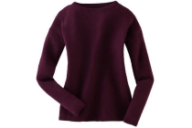 dames kasjmieren pullover bordeaux