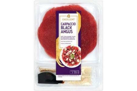 ah excellent black angus carpaccio