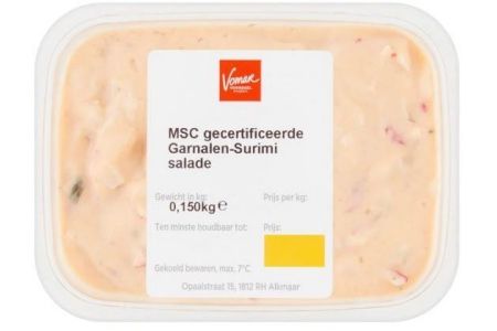 garnalen surimi salade