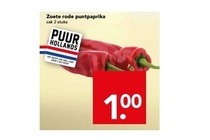 zoete rode puntpaprika