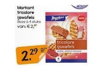 markant tricolore ijswafels