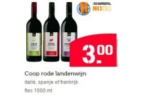 coop rode landenwijn