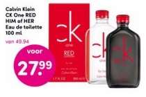 calvin klein one red him or her