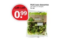 plus luxe slasoorten