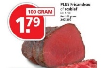 plus fricandeau of rosbief