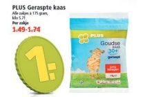 plus geraspte kaas