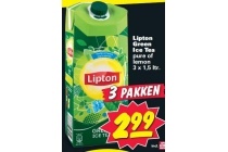 lipton green ice tea pure of lemon