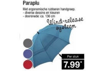 paraplu wind release systeem