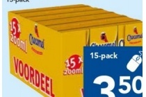 chocomel minipakjes 15 pack