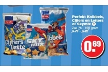 perfekt knibbels cijfers en letters of skymix