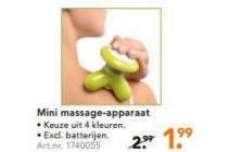 mini massage apparaat