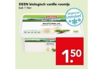 deen biologisch vanille roomijs