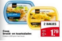 coop brood en toastsalades