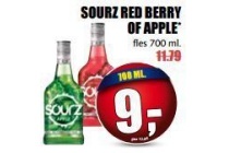 sourz red berry of apple