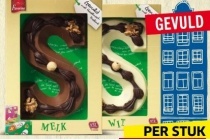 luxe chocoladeletter gevuld