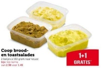 coop brood en toastsalades