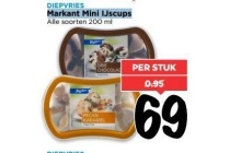 markant mini ijscups