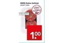 deen duitse biefstuk