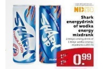 shark energydrink of wodka energy mixdrank