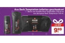 axe dark temptation toilettas geschenkset