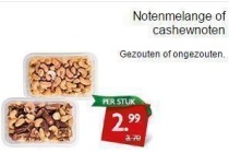 notenmelange of cashewnoten