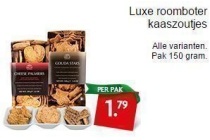 luxe roomboter kaaszoutjes