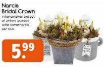 narcis bridal crown